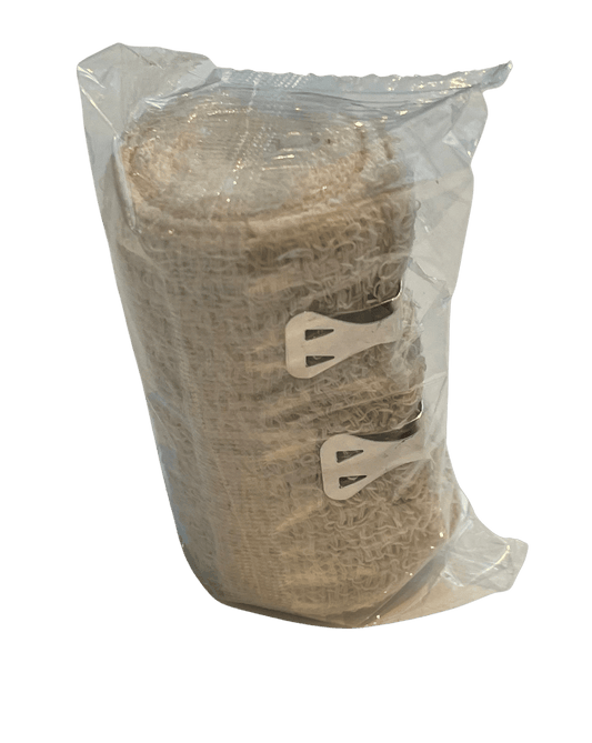 Elastisk bandage, 7,5 cm x 2 m, i polybag