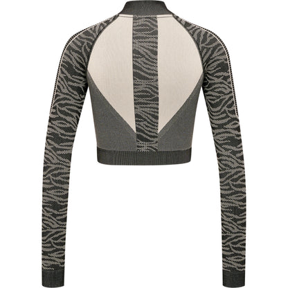 hmlMT MILA SEAMLESS CROP HALF ZIP