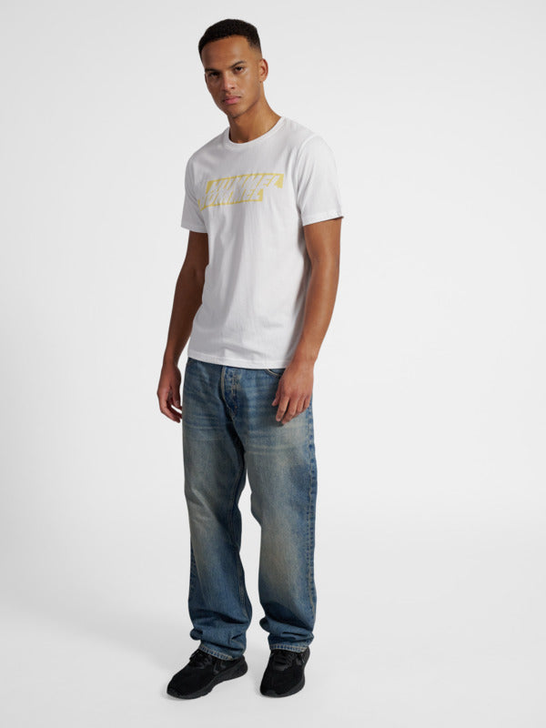 hmlGRAPHIC DISPLACED LOGO TEE