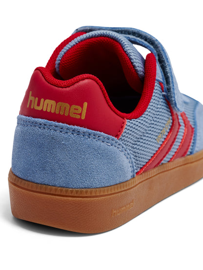 7878-FADED DENIM/CRIMSON