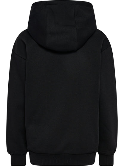 hmlJR LOOSE HOODIE BEE – BLACK