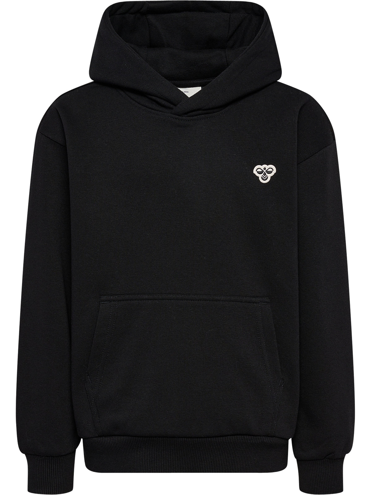 hmlJR LOOSE HOODIE BEE – BLACK