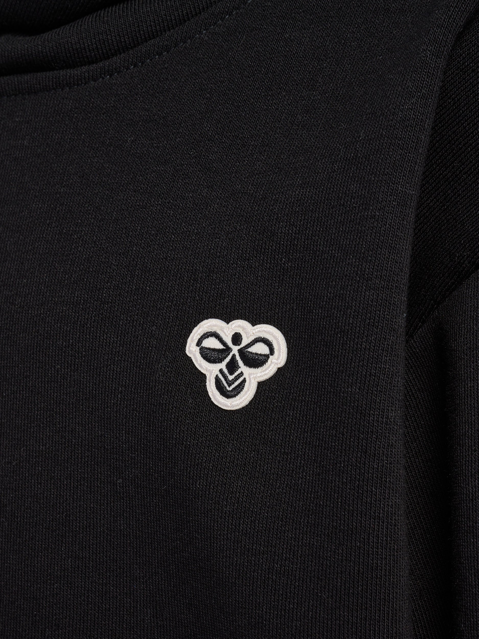 hmlJR LOOSE HOODIE BEE – BLACK