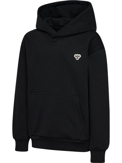hmlJR LOOSE HOODIE BEE – BLACK