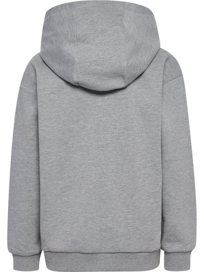 hmlJR LOOSE HOODIE BEE – GREY MELANGE
