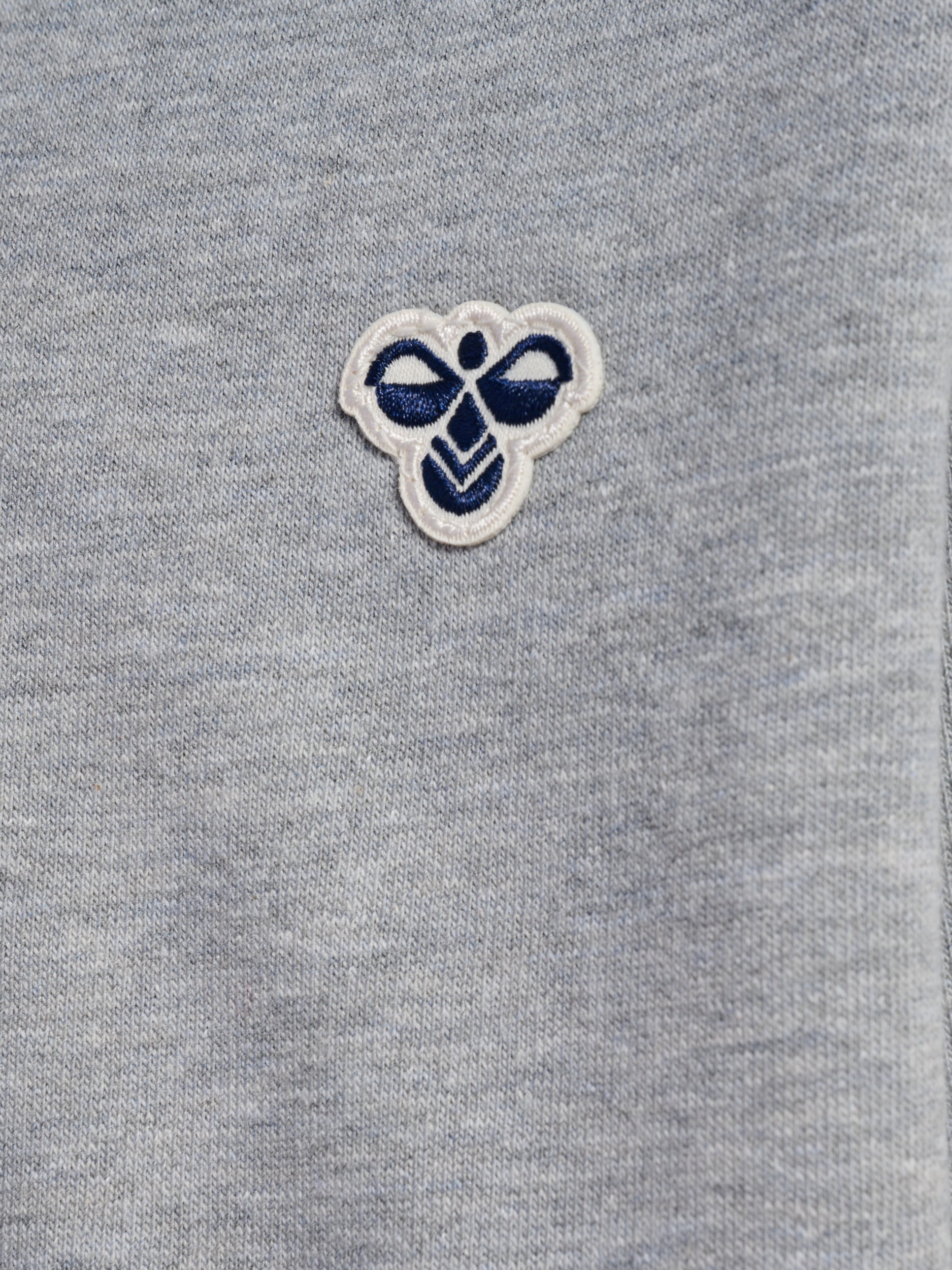 hmlJR LOOSE HOODIE BEE – GREY MELANGE