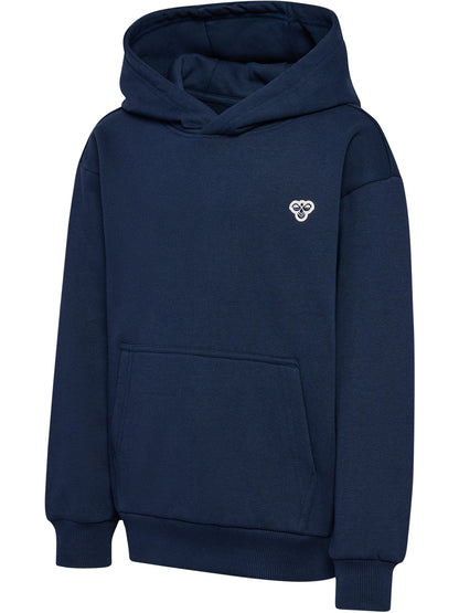 hmlJR LOOSE HOODIE BEE – DRESS BLUES