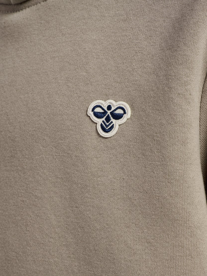 hmlJR LOOSE HOODIE BEE – VINTAGE KHAKI