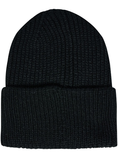 hmlJR HEAVY RIB KNIT BEANIE – BLACK