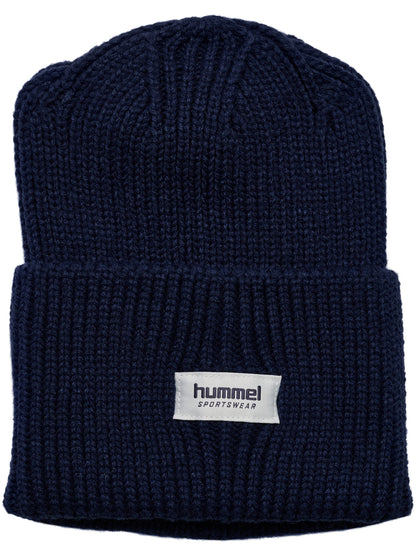 hmlJR HEAVY RIB KNIT BEANIE – DRESS BLUES