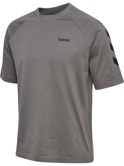 hmlKEEPER CHEVRON T-SHIRT S/S – CHARCOAL GRAY