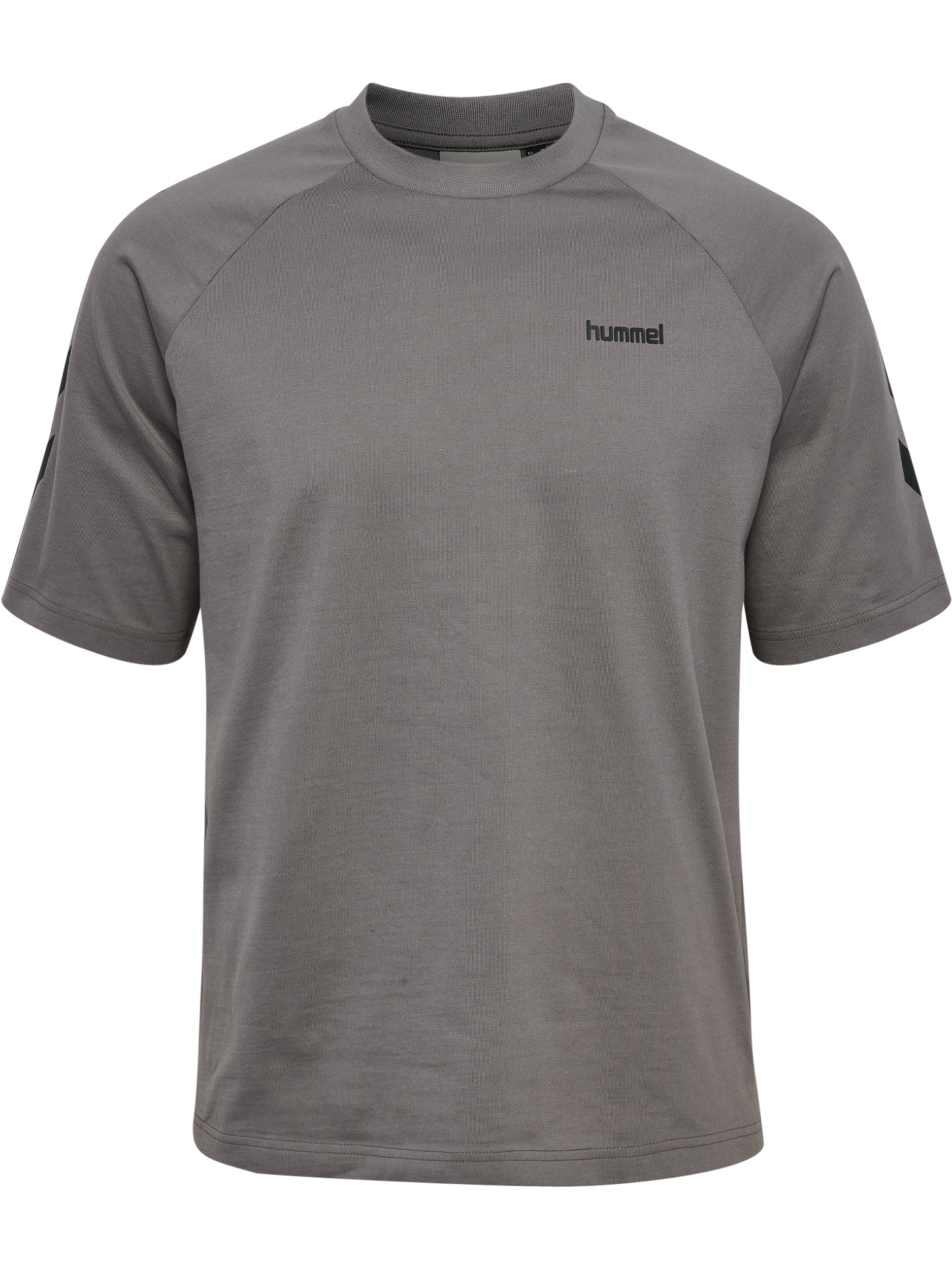 hmlKEEPER CHEVRON T-SHIRT S/S – CHARCOAL GRAY
