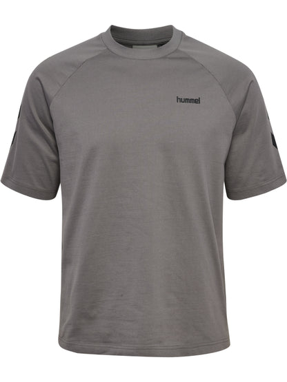 hmlKEEPER CHEVRON T-SHIRT S/S – CHARCOAL GRAY