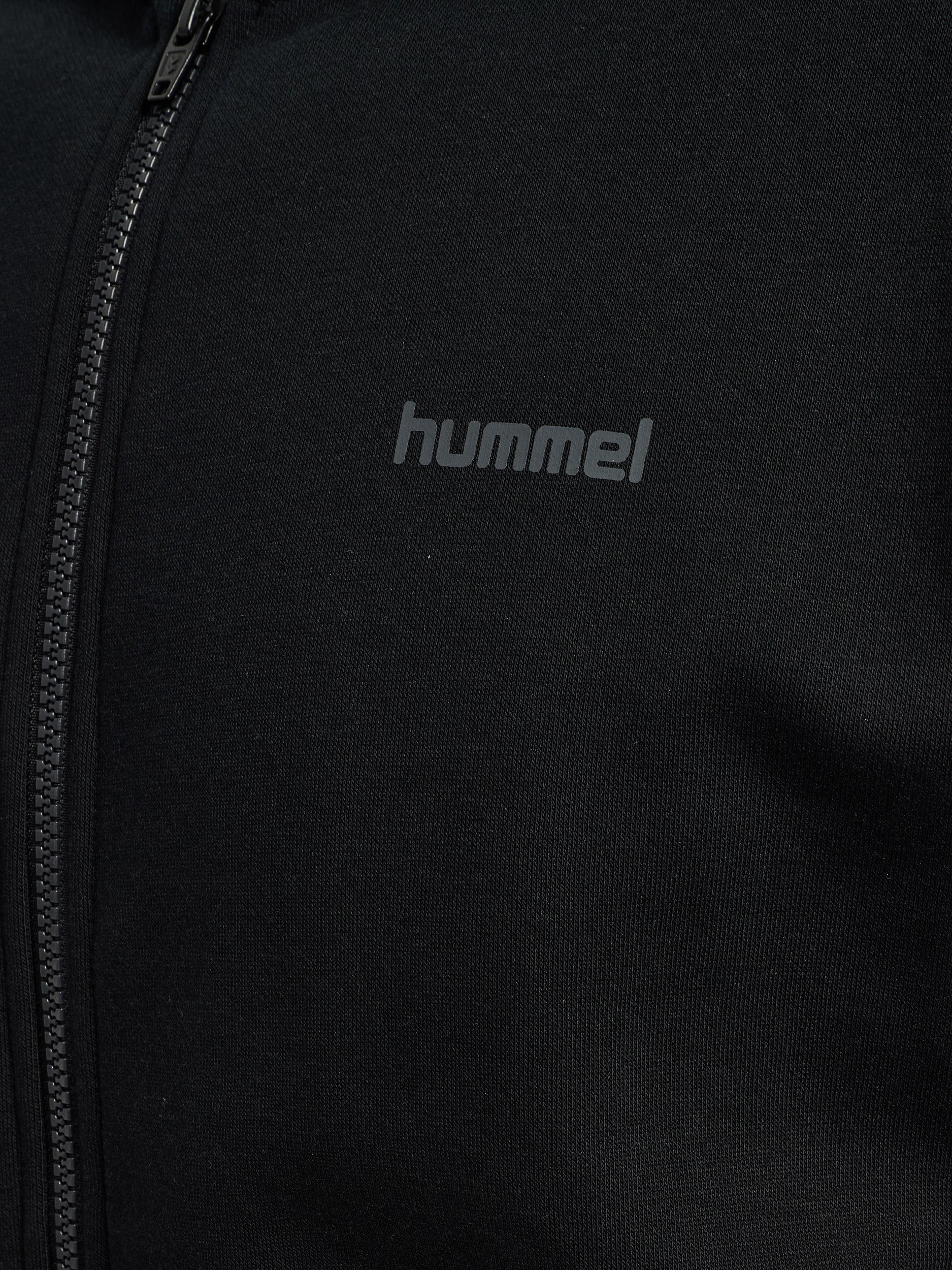 hmlKEEPER CHEVRON ZIP HOODIE – BLACK
