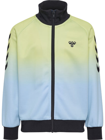 hmlJR GRADIENT TRACK SUIT – SHADOW LIME/BLACK
