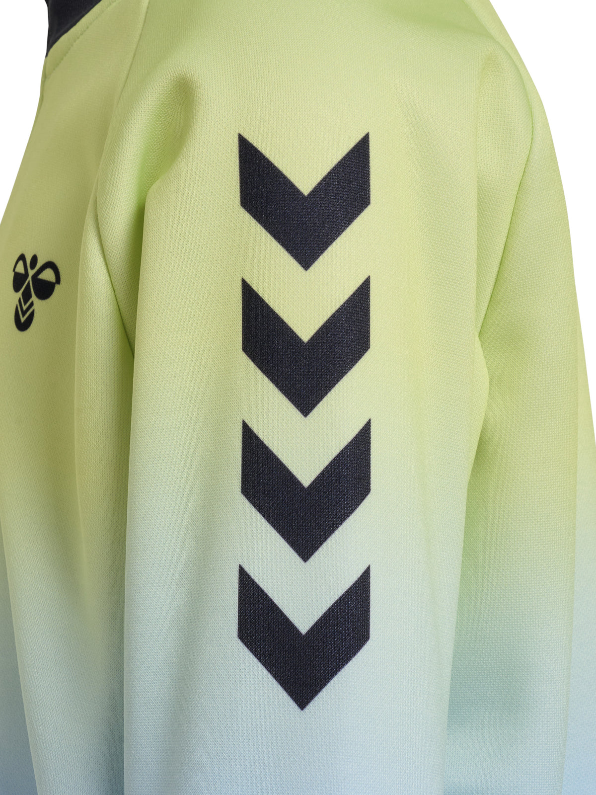 hmlJR GRADIENT TRACK SUIT – SHADOW LIME/BLACK