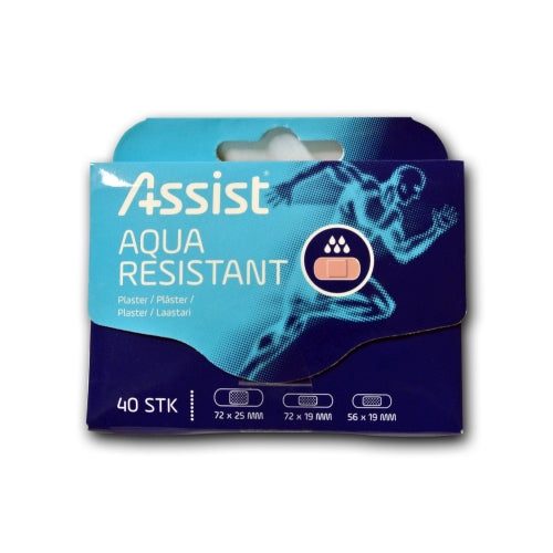 40 PLÅSTER REMSOR, VATTENBESTÄNDIGA - I ASK