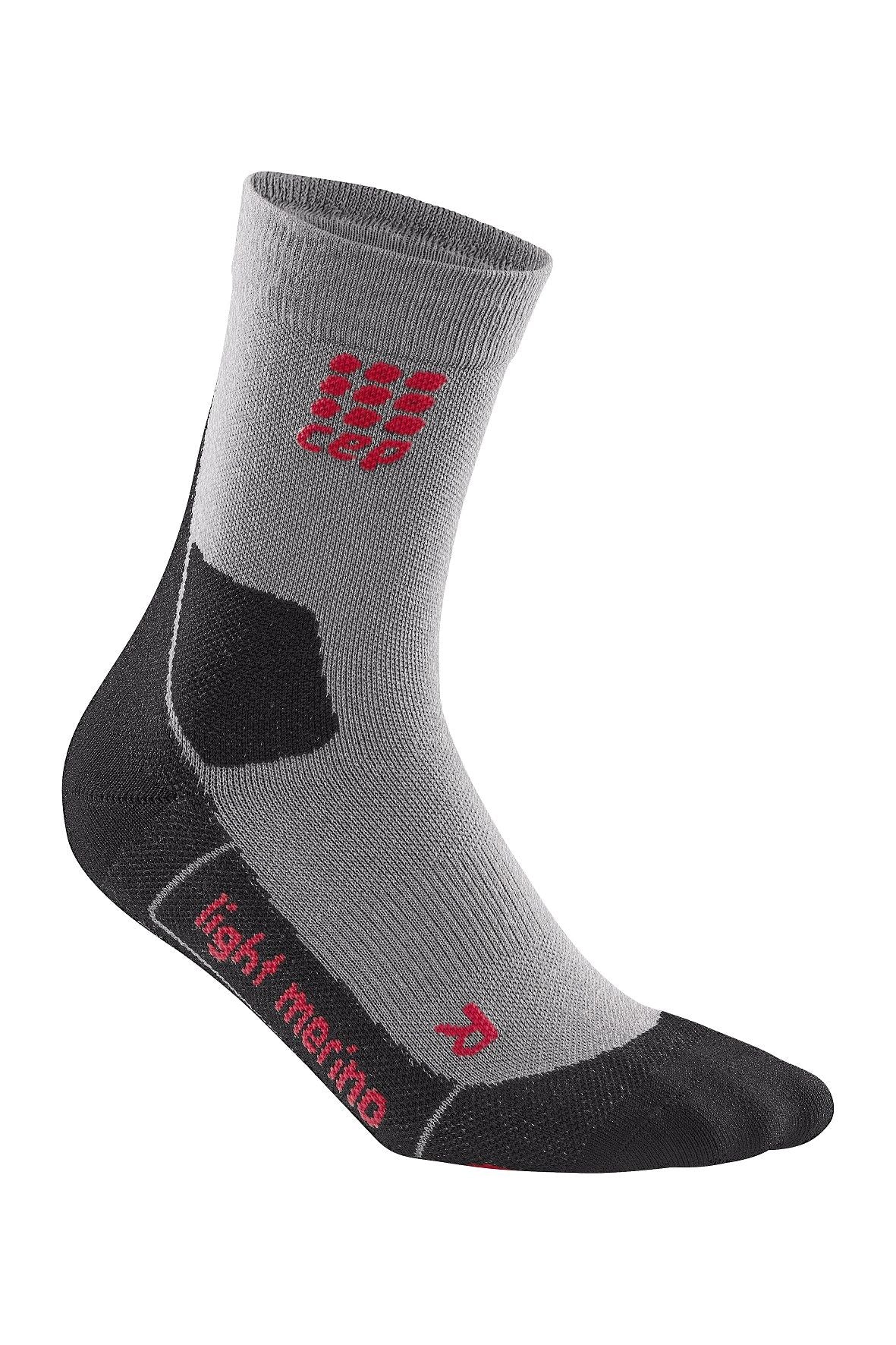 CEP HIKING LIGHT MERINO KOMPRESSION MID-CUT STRUMPOR, DAM