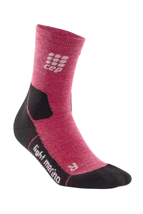 CEP HIKING LIGHT MERINO KOMPRESSION MID-CUT STRUMPOR, DAM