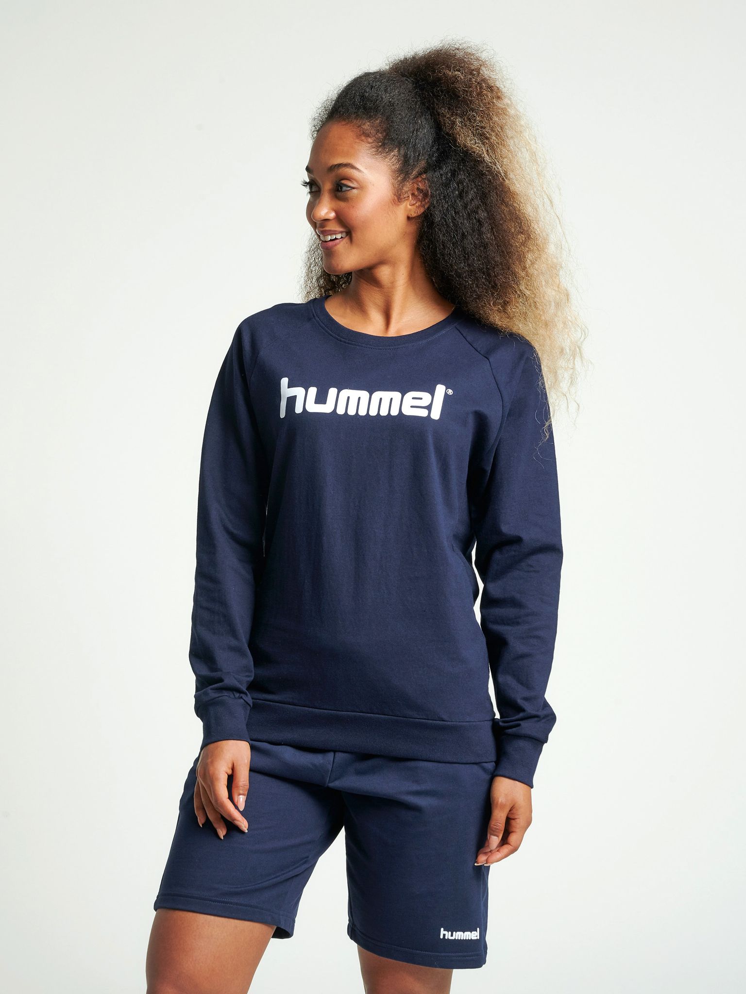 HMLGO COTTON LOGO SWEATSHIRT WOMAN