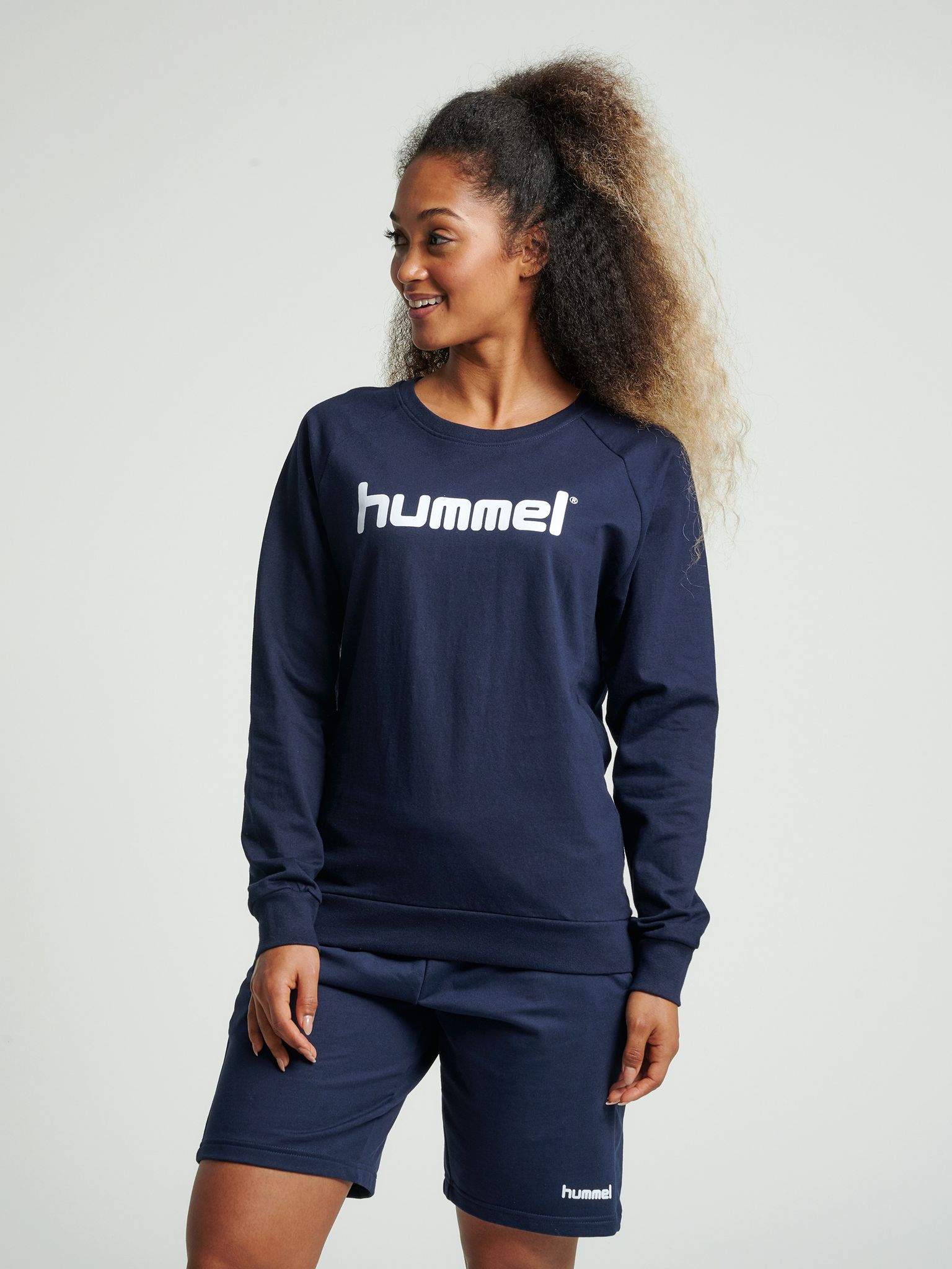 HMLGO COTTON LOGO SWEATSHIRT WOMAN