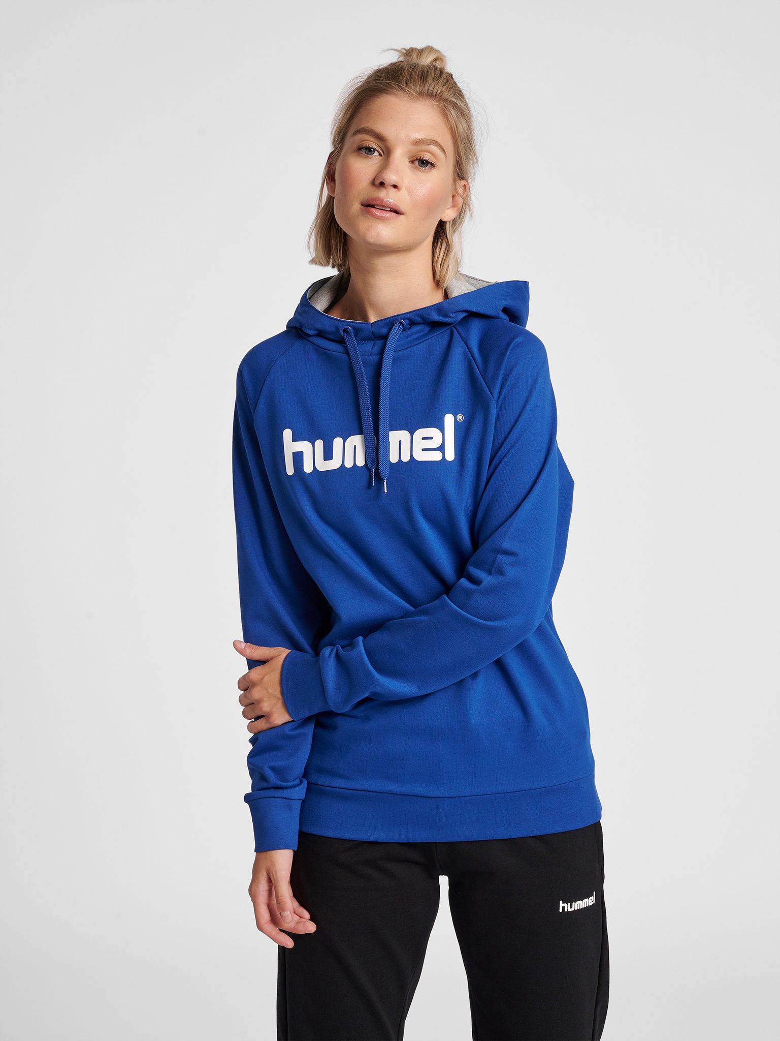 HMLGO COTTON LOGO HOODIE WOMAN
