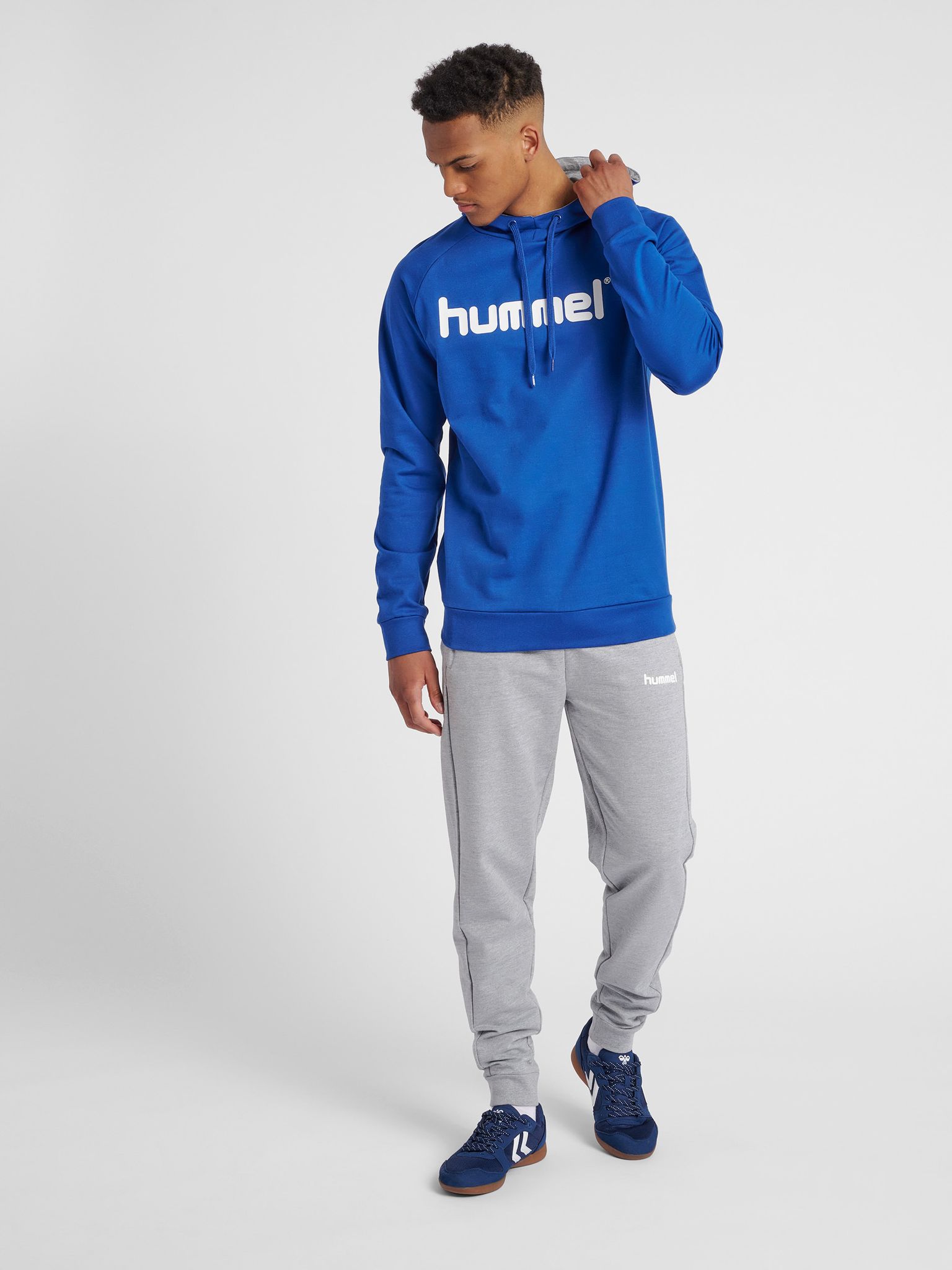 HMLGO COTTON LOGO HOODIE