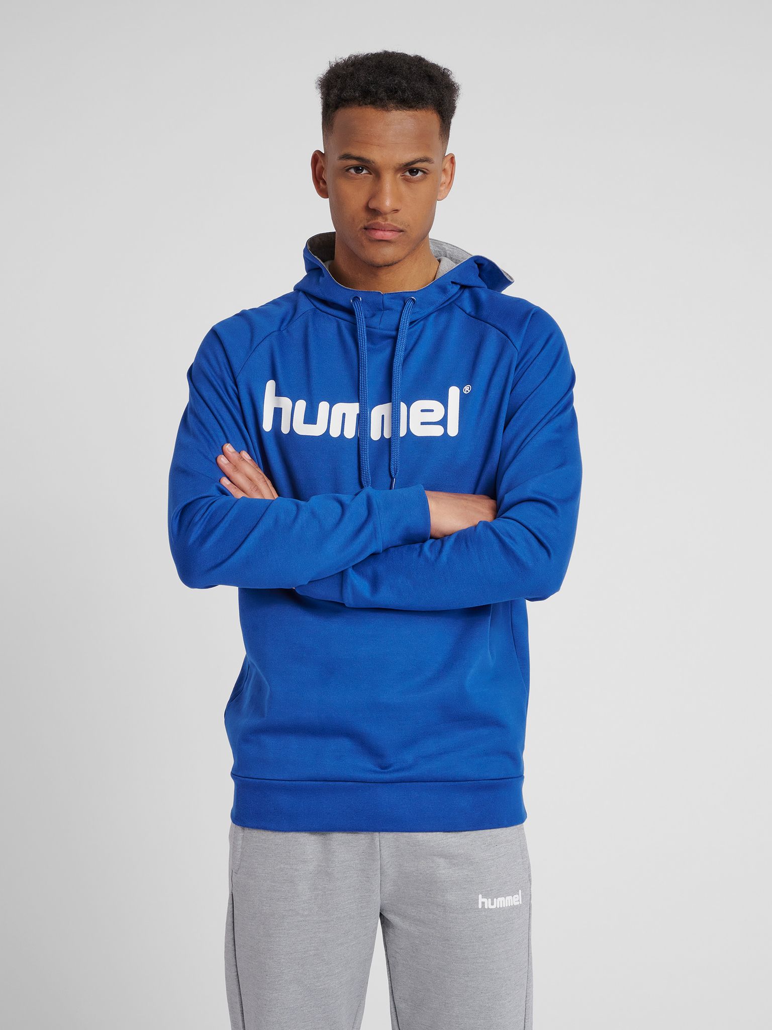 HMLGO COTTON LOGO HOODIE