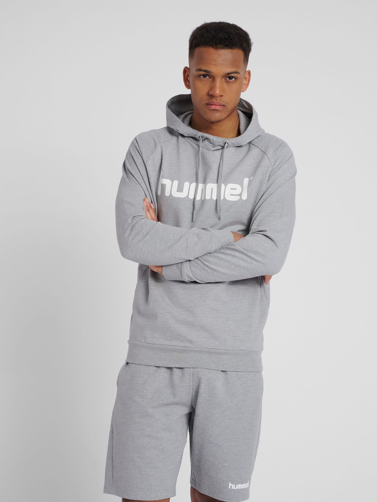 HMLGO COTTON LOGO HOODIE