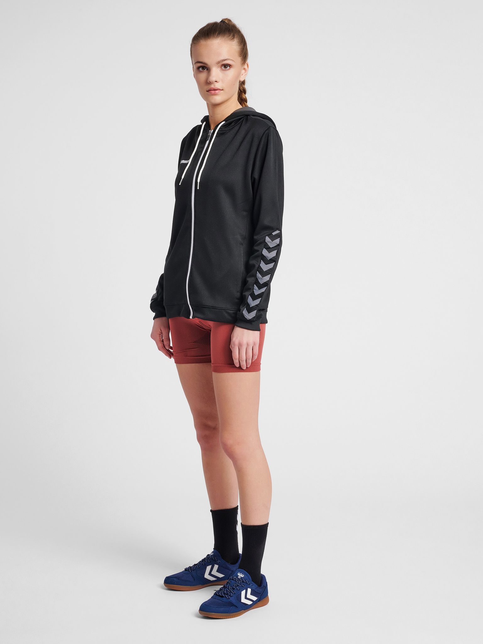 hmlAUTHENTIC POLY ZIP HOODIE WOMAN