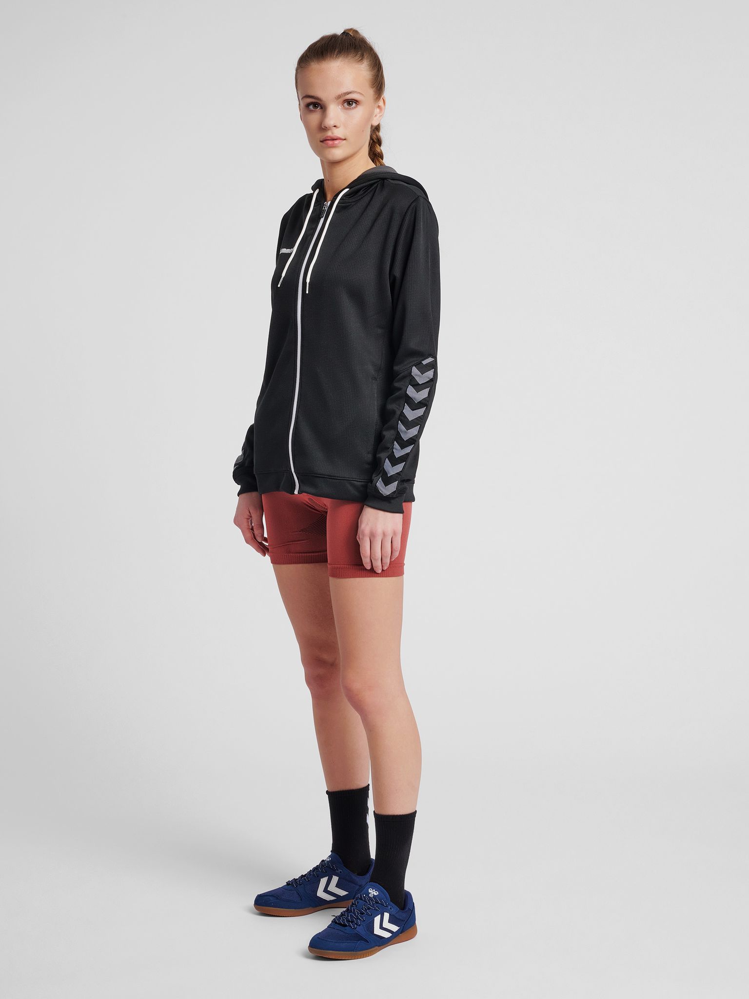 hmlAUTHENTIC POLY ZIP HOODIE WOMAN
