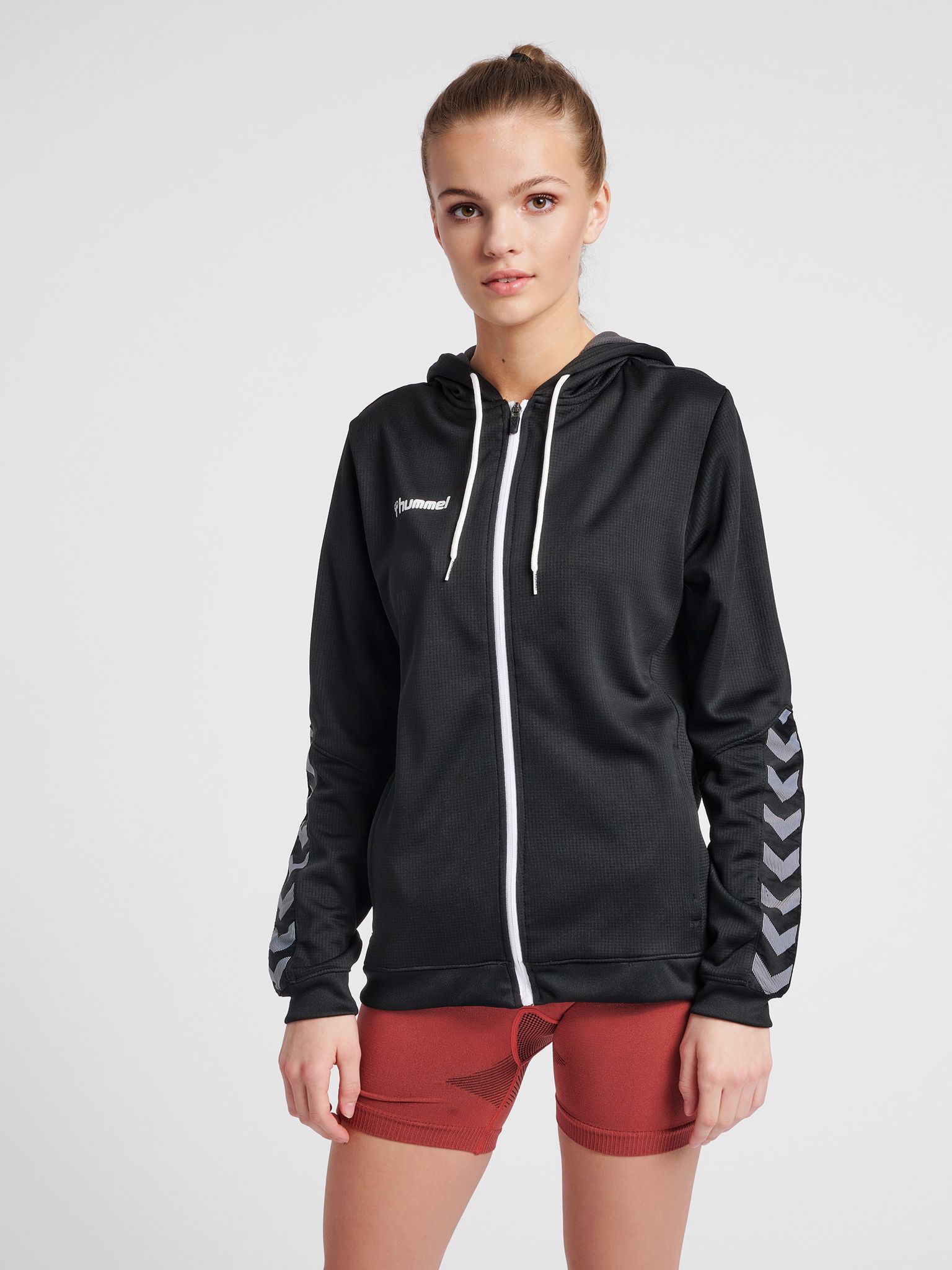 hmlAUTHENTIC POLY ZIP HOODIE WOMAN