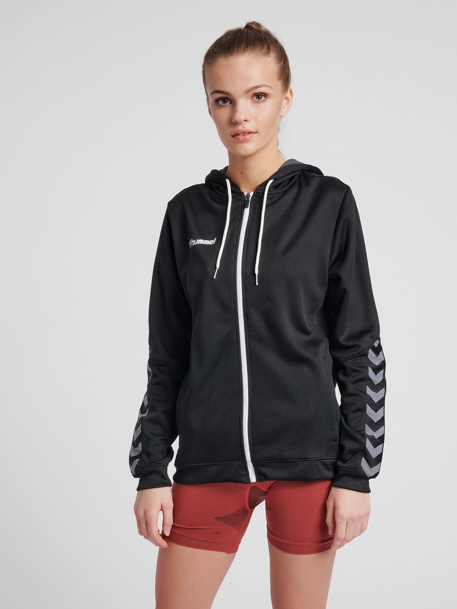 hmlAUTHENTIC POLY ZIP HOODIE WOMAN
