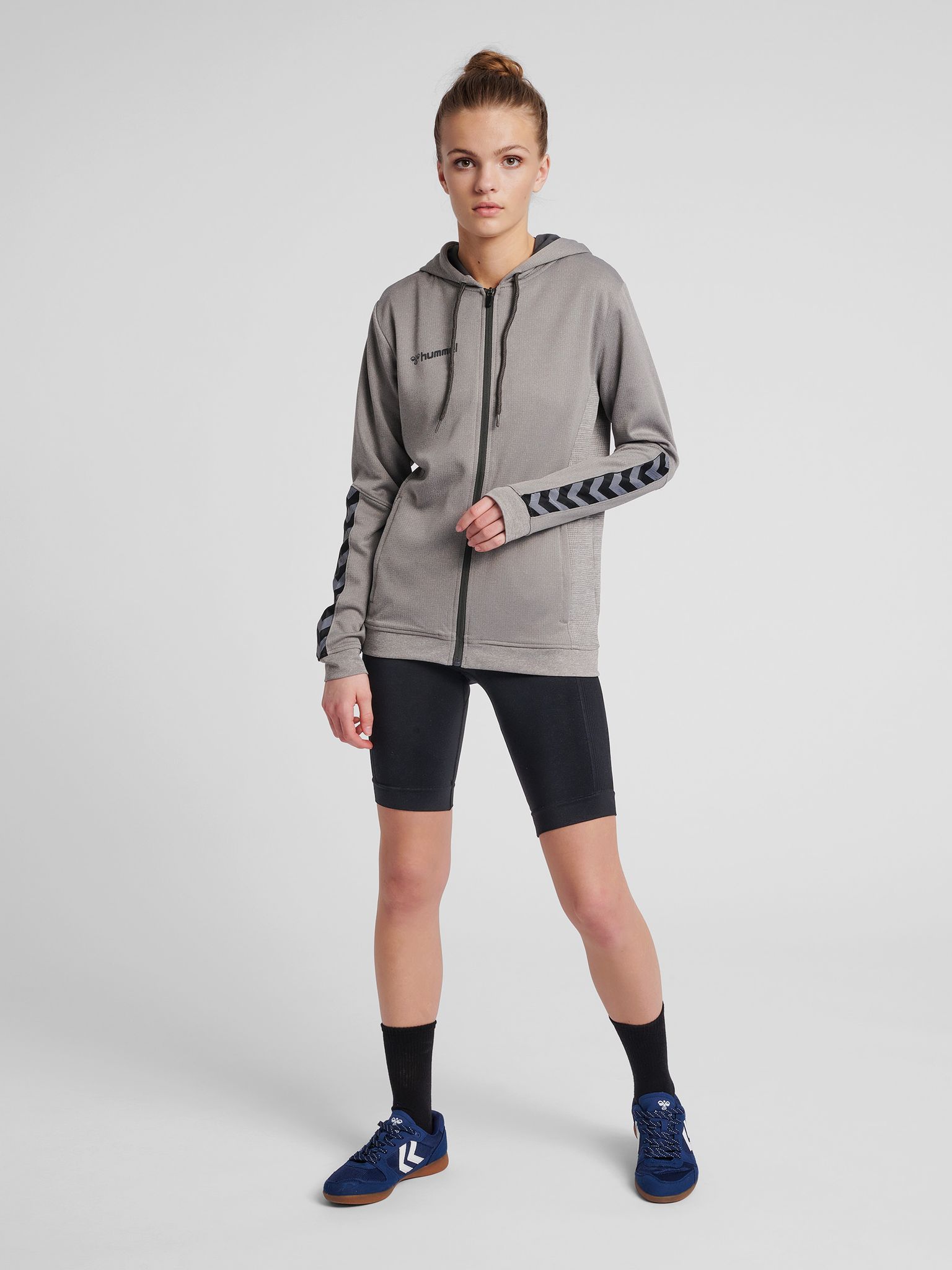 hmlAUTHENTIC POLY ZIP HOODIE WOMAN
