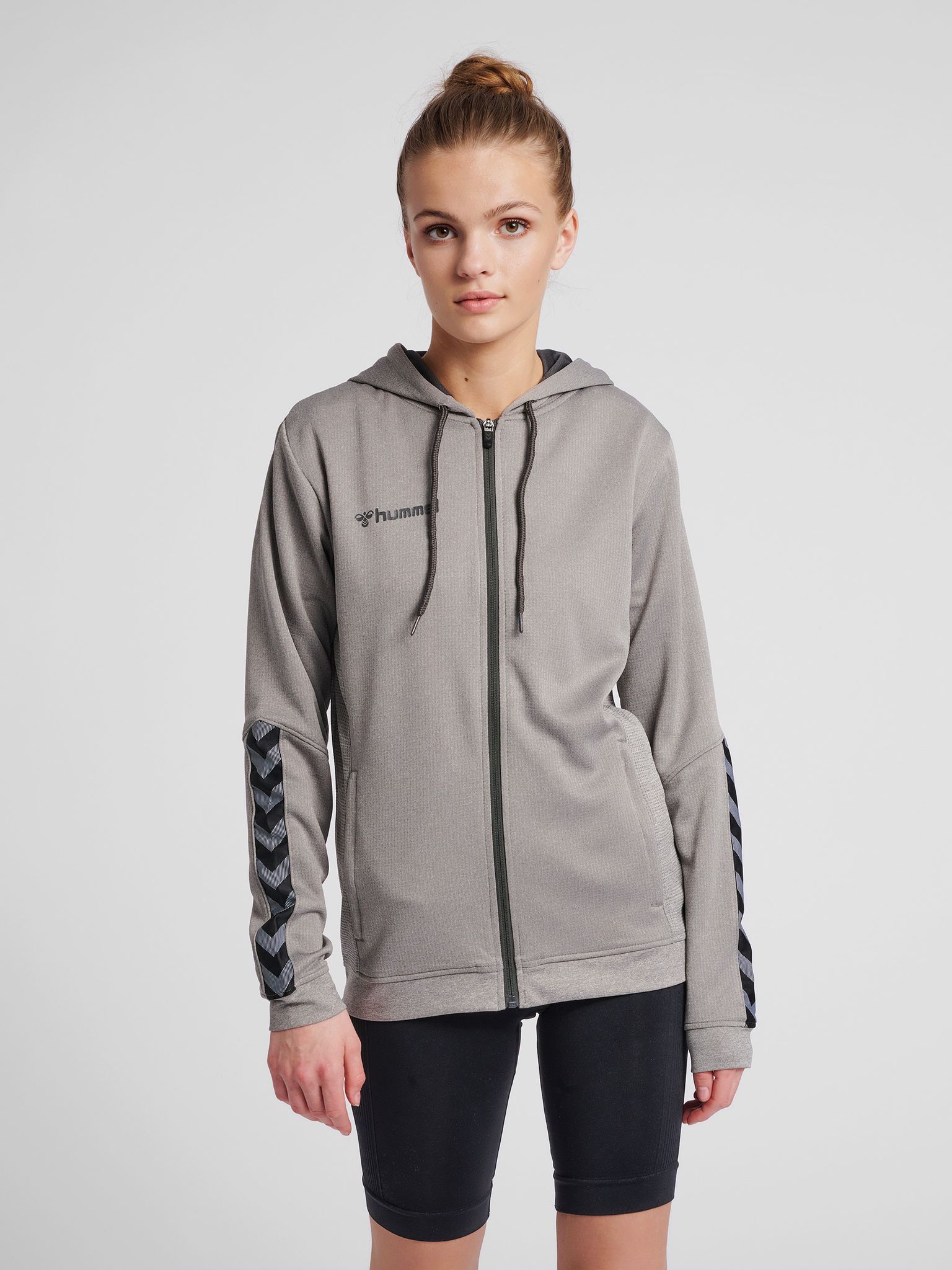 hmlAUTHENTIC POLY ZIP HOODIE WOMAN