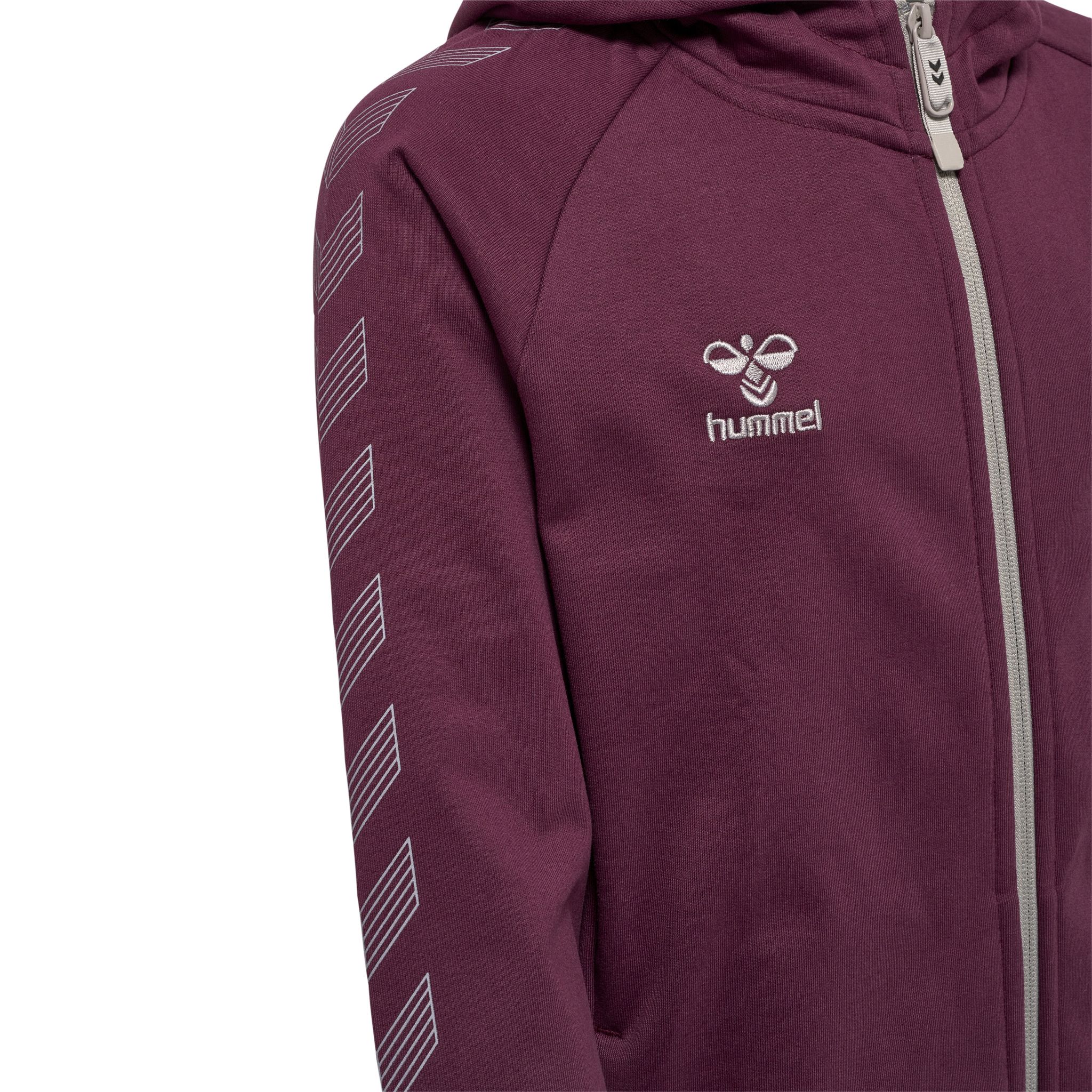 hmlMOVE GRID COTTON ZIP HOODIE KIDS