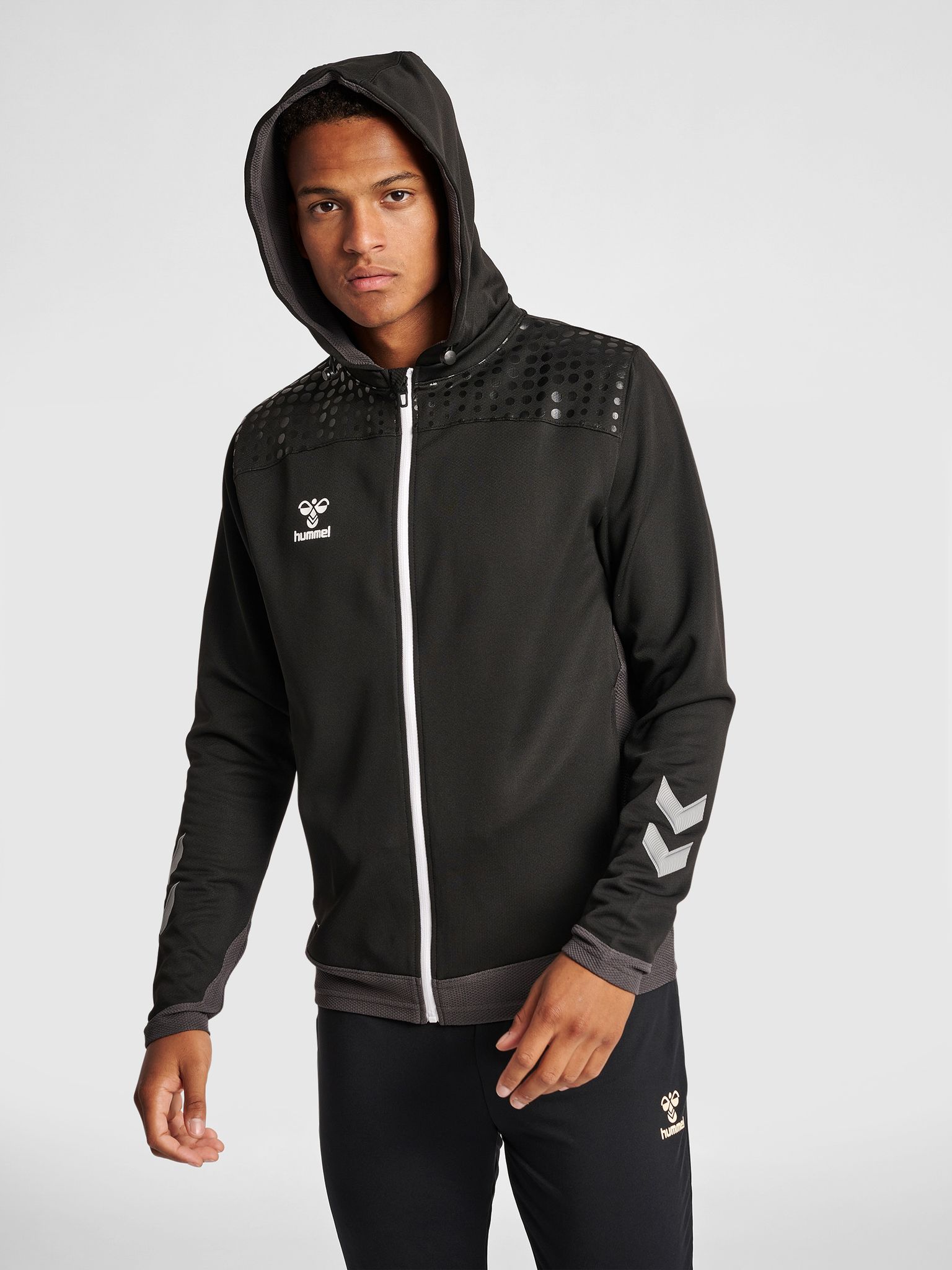 hmlLEAD ZIP POLY HOODIE