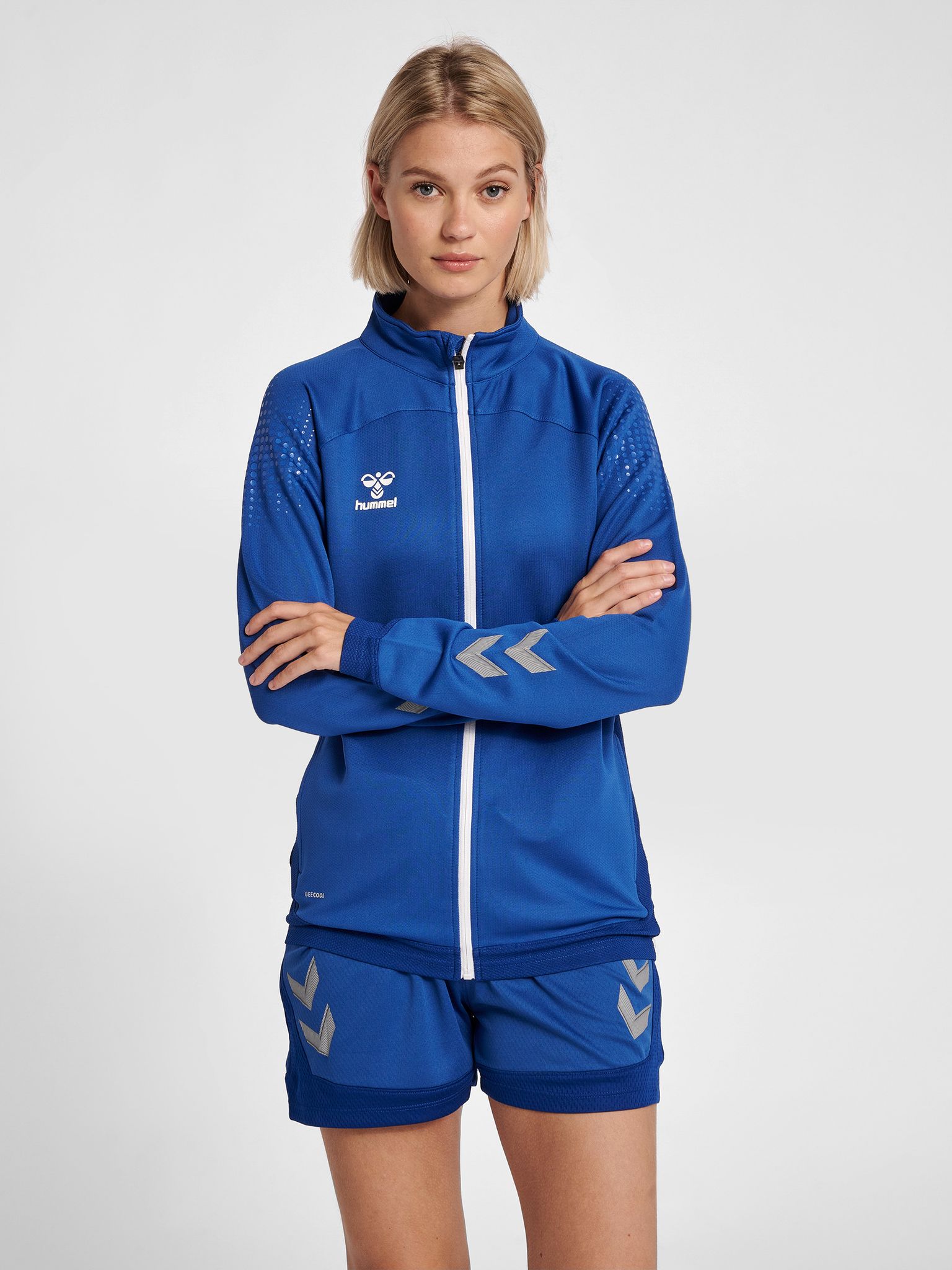 hmlLEAD WOMEN POLY ZIP JACKET