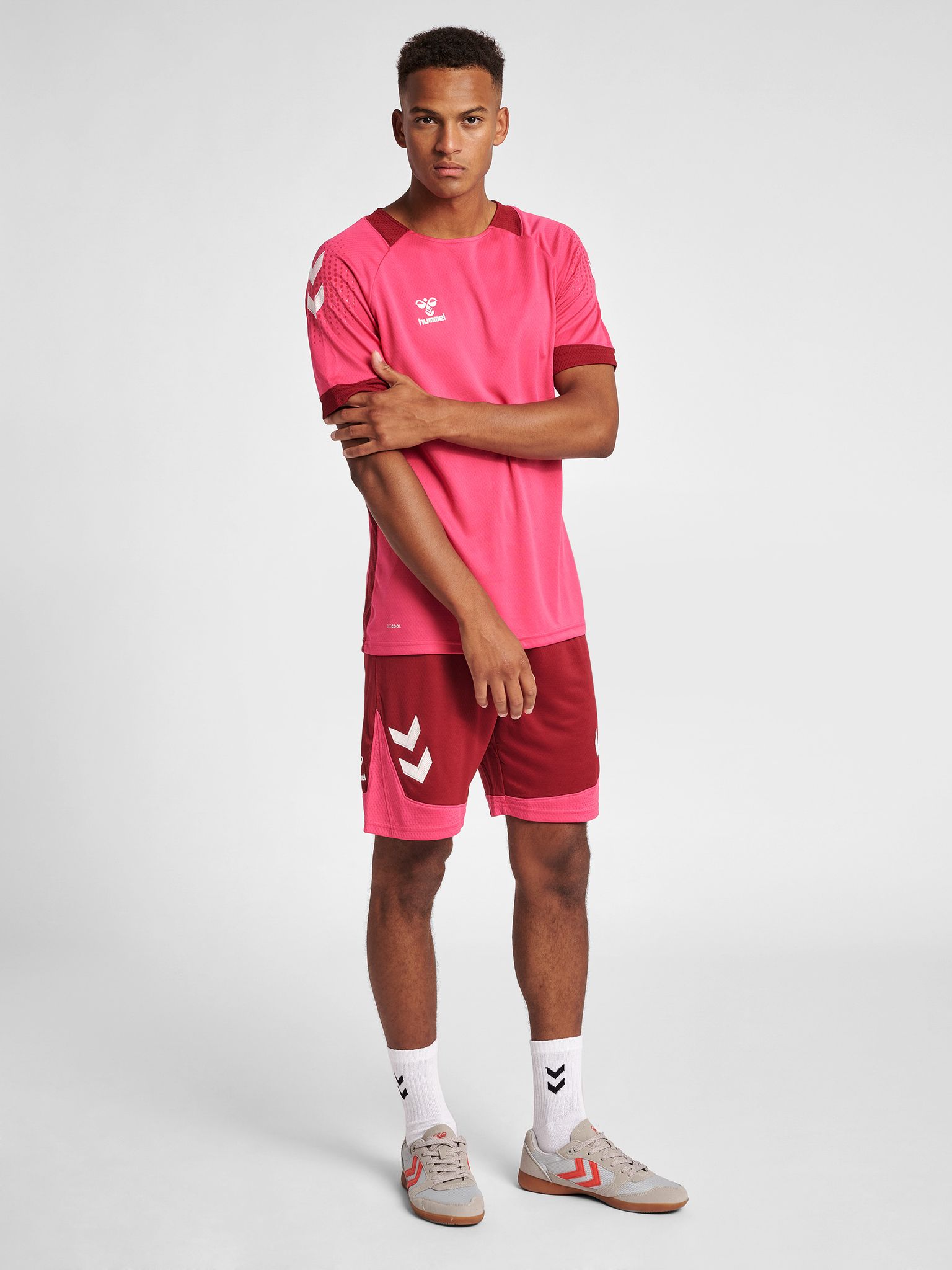 hmlLEAD S/S POLY JERSEY