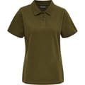hmlRED STRETCH POLO WOMAN