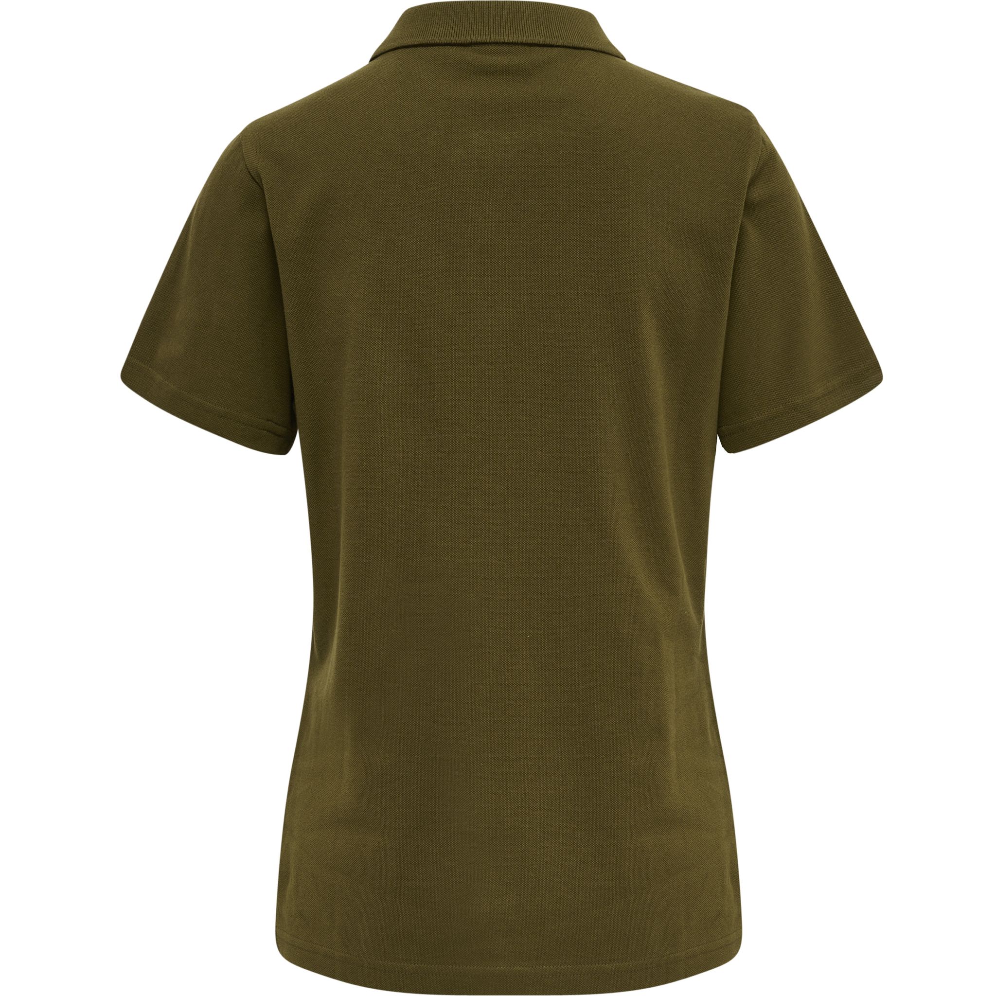 hmlRED STRETCH POLO WOMAN
