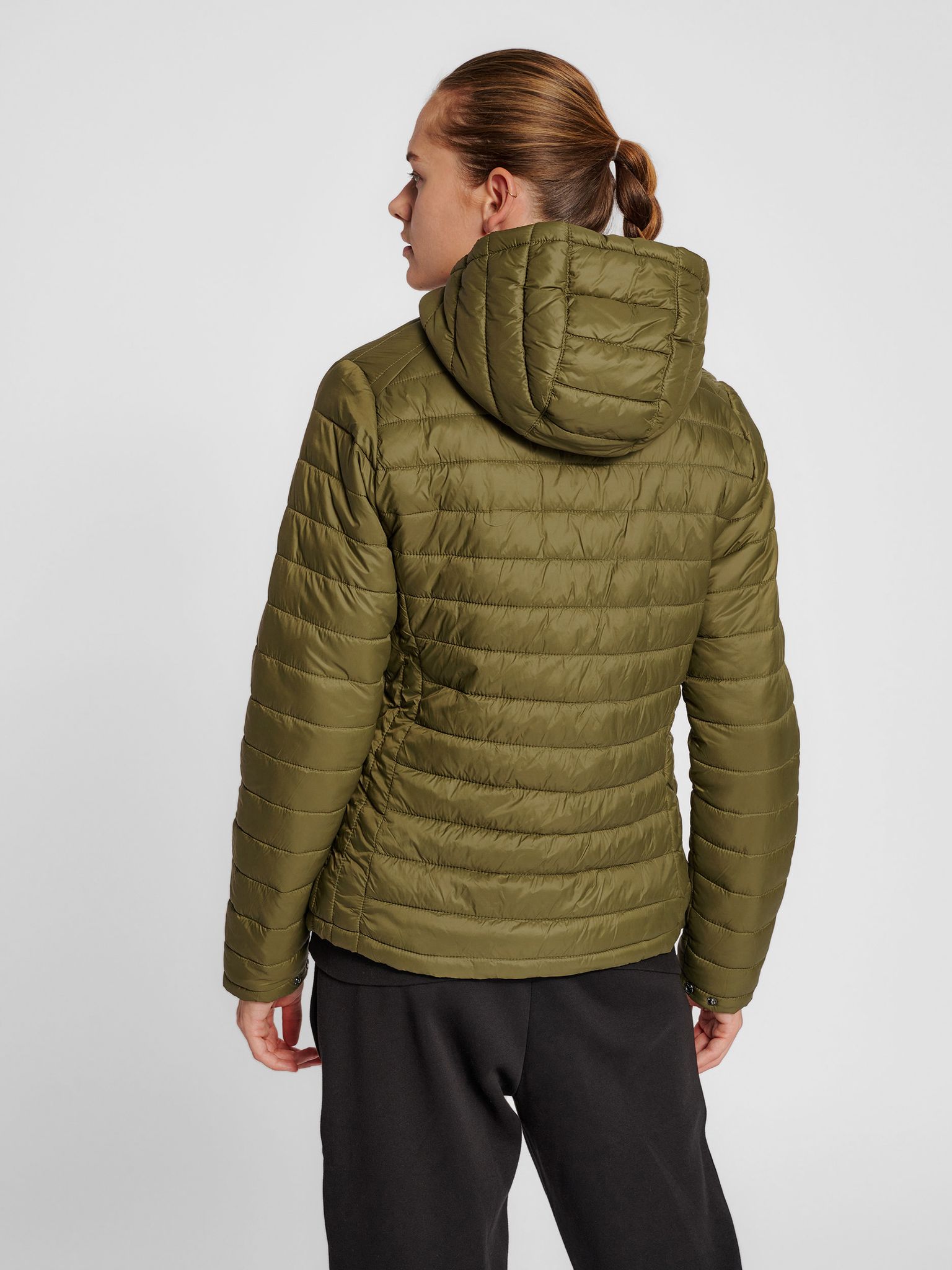 hmlRED QUILTED HOOD JACKET WOMAN