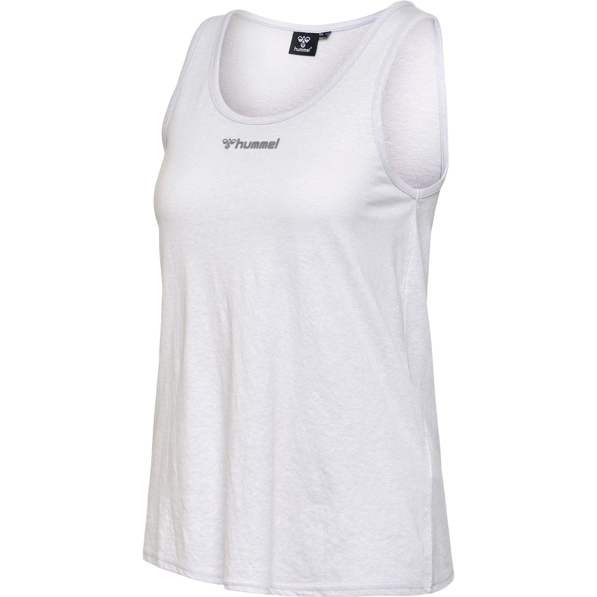 hmlZANDRA TOP LIGHT GREY MELANGE