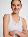 hmlZANDRA TOP LIGHT GREY MELANGE