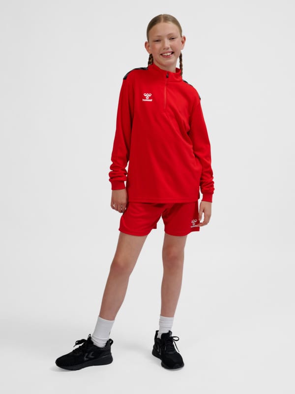 hmlAUTHENTIC PL HALF ZIP SWEAT KIDS
