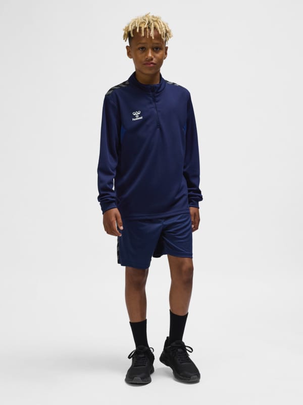 hmlAUTHENTIC PL HALF ZIP SWEAT KIDS