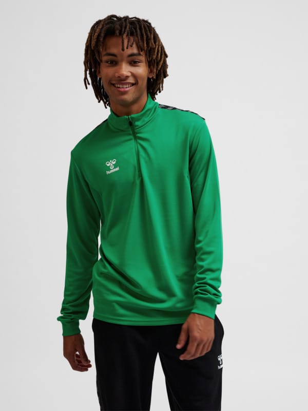 hmlAUTHENTIC PL HALF ZIP SWEAT