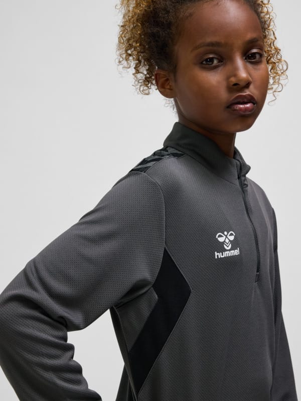hmlAUTHENTIC PL HALF ZIP SWEAT KIDS